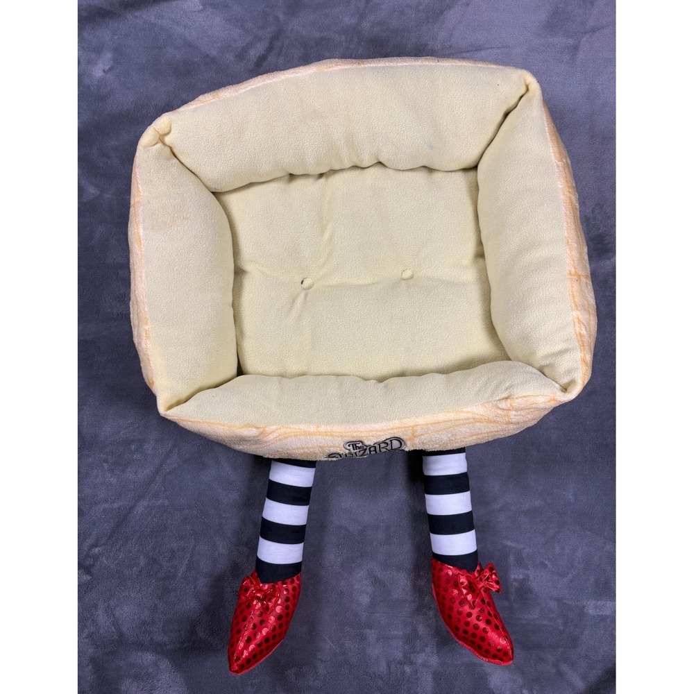 The Wizard of Oz Pet Bed Yellow Wicked Witch Legs Ruby Slippers Small Plush